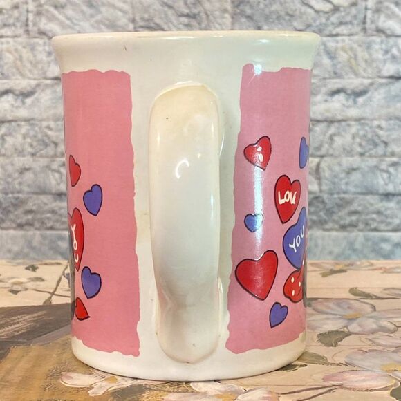 Raggedy Ann & Andy Vintage Coffee Mug Valentines Gift Ceramic - Picture 4 of 6